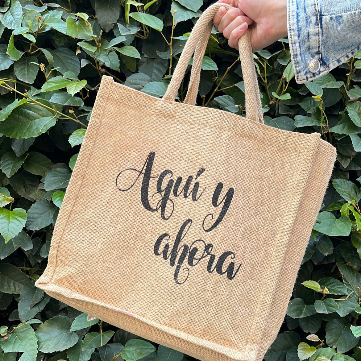 Bolsa de yute plastificada por dentro